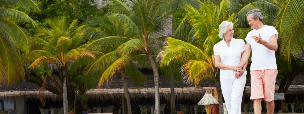 Retired couple in Dominican Republic enjoying beachfront home and lifestlye